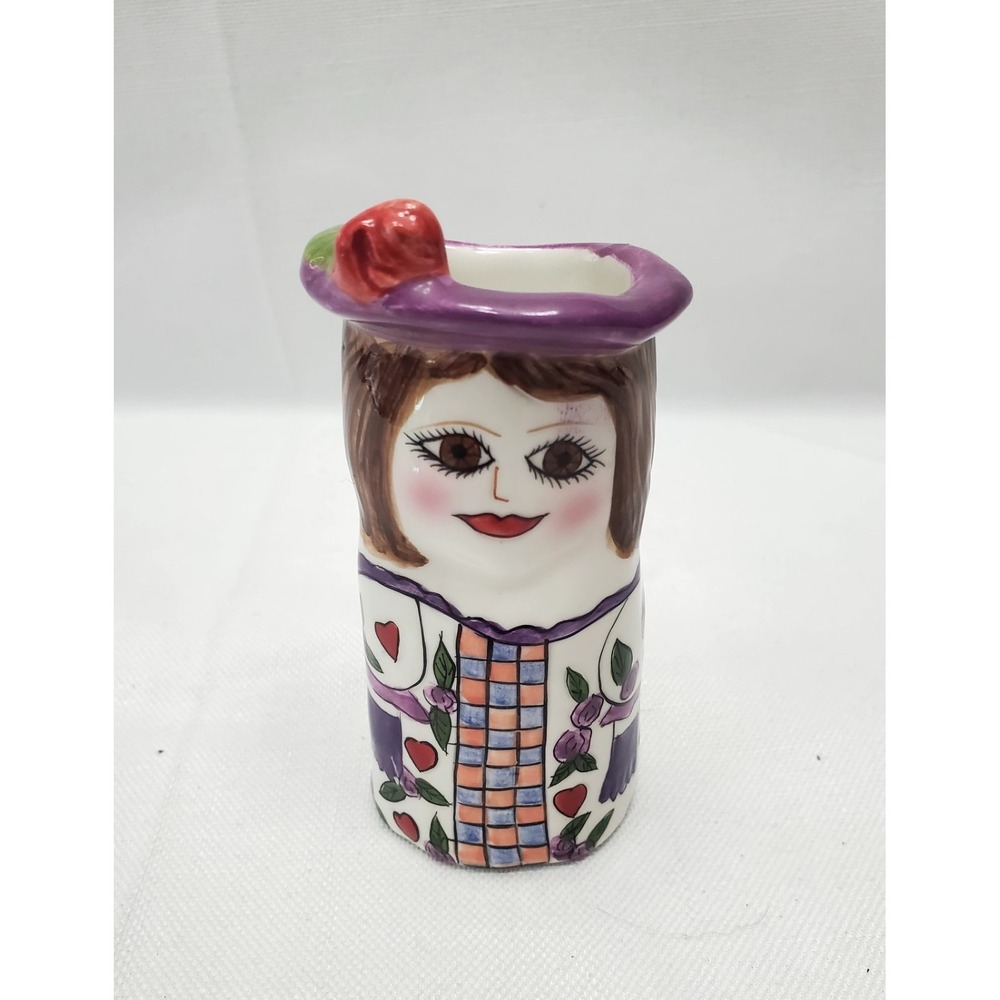 Susan Paley Bella Casa "Victoria" Flower Vase Magnet Holder By Ganz